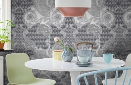 Обои KTE08030 фото в интерьере кухни превью