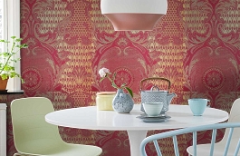 Обои KTE08033 фото в интерьере кухни превью