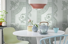 Обои 9240-V1 фото в интерьере кухни превью