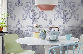 Обои 9250-B1 фото в интерьере кухни превью