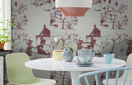 Обои F75.0002.C04 IZA C-04 фото в интерьере кухни превью