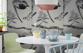 Обои F75.0002.C05 IZA C-05 фото в интерьере кухни превью