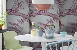 Обои F75.0004.A08 TOILE.39467 фото в интерьере кухни превью