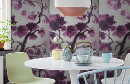 Обои F75.0004.B30 TOILE.39467 фото в интерьере кухни превью