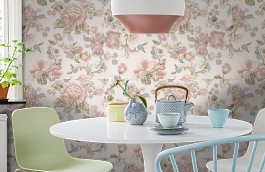 Обои 220460 фото в интерьере кухни превью