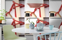 Обои DRO-04 фото в интерьере кухни превью