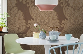 Обои 155001 фото в интерьере кухни превью