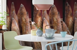 Обои 848410 фото в интерьере кухни превью