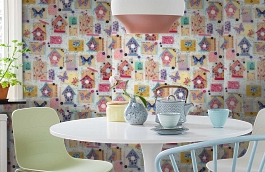 Обои 66374567 фото в интерьере кухни превью