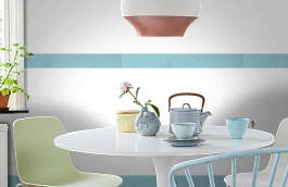 Обои 66536010 фото в интерьере кухни превью