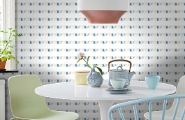 Обои 35846-1 фото в интерьере кухни превью