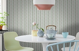 Обои 1061-1 фото в интерьере кухни превью