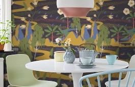 Обои 1481 фото в интерьере кухни превью