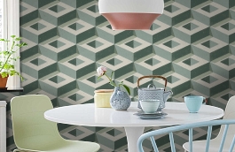 Обои 2281 фото в интерьере кухни превью