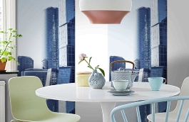 Обои MD902027 фото в интерьере кухни превью