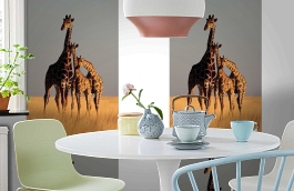 Обои MD902031 фото в интерьере кухни превью