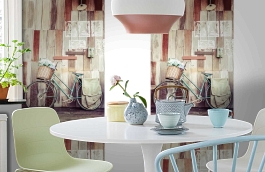 Обои MD902035 фото в интерьере кухни превью