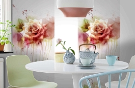 Обои MD902042 фото в интерьере кухни превью