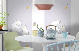 Обои ND21151 фото в интерьере кухни превью