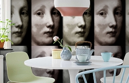 Обои 2220 фото в интерьере кухни превью