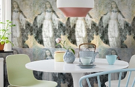 Обои 2231 фото в интерьере кухни превью