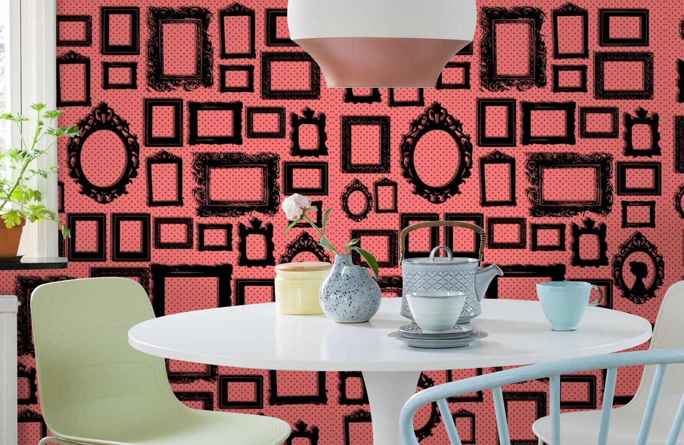 Обои P010604-4 фото в интерьере кухни