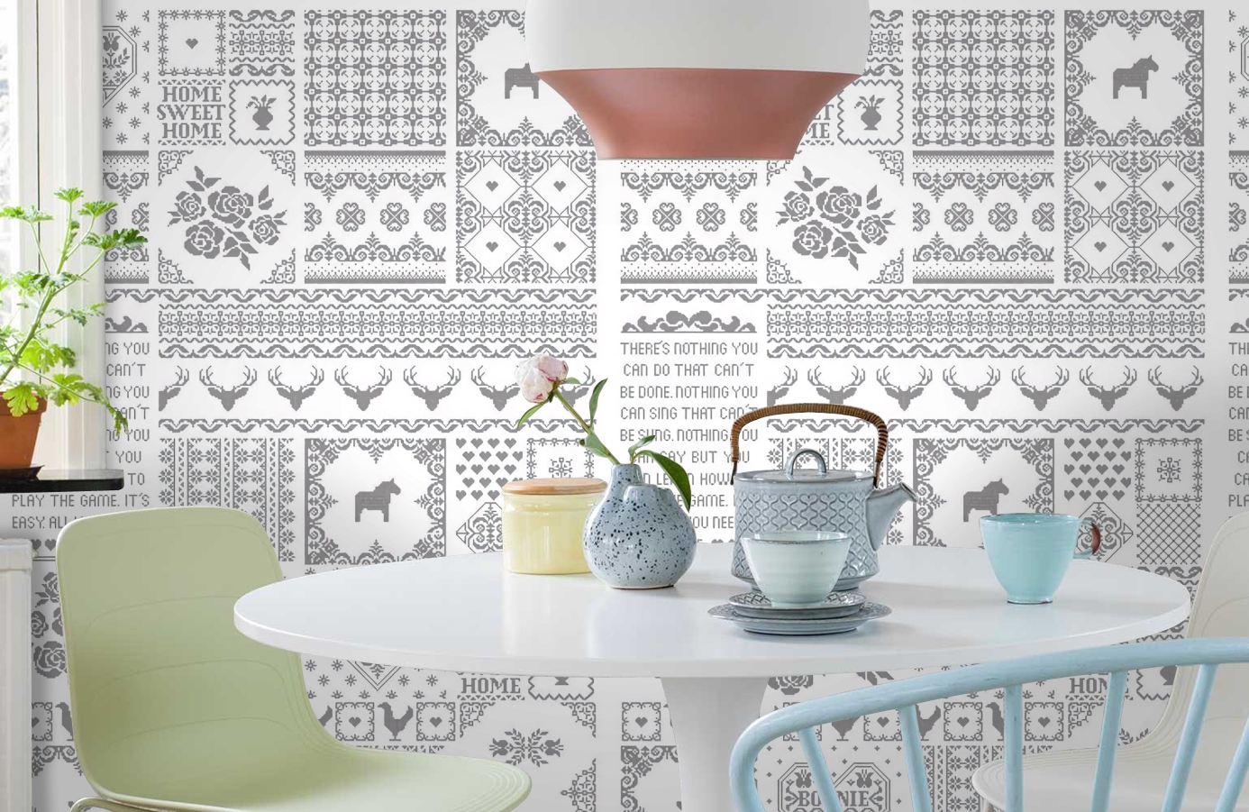 Обои P010701-4 фото в интерьере кухни