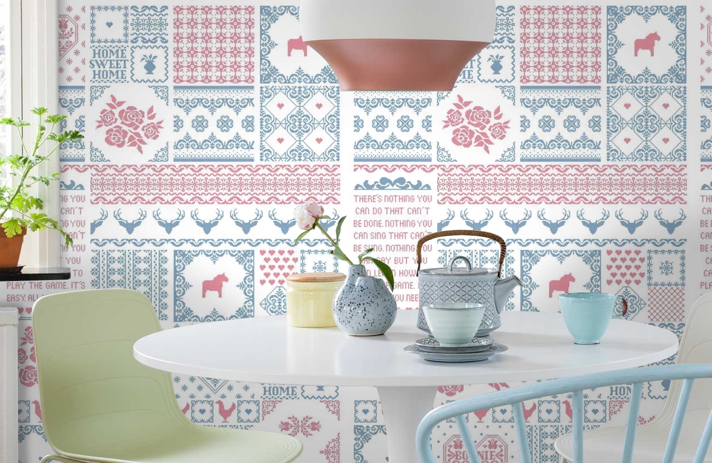 Обои P010703-4 фото в интерьере кухни