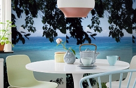 Обои P020601-4 фото в интерьере кухни превью