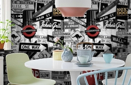 Обои P112701-4 фото в интерьере кухни превью