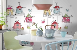 Обои P120301-4 фото в интерьере кухни превью