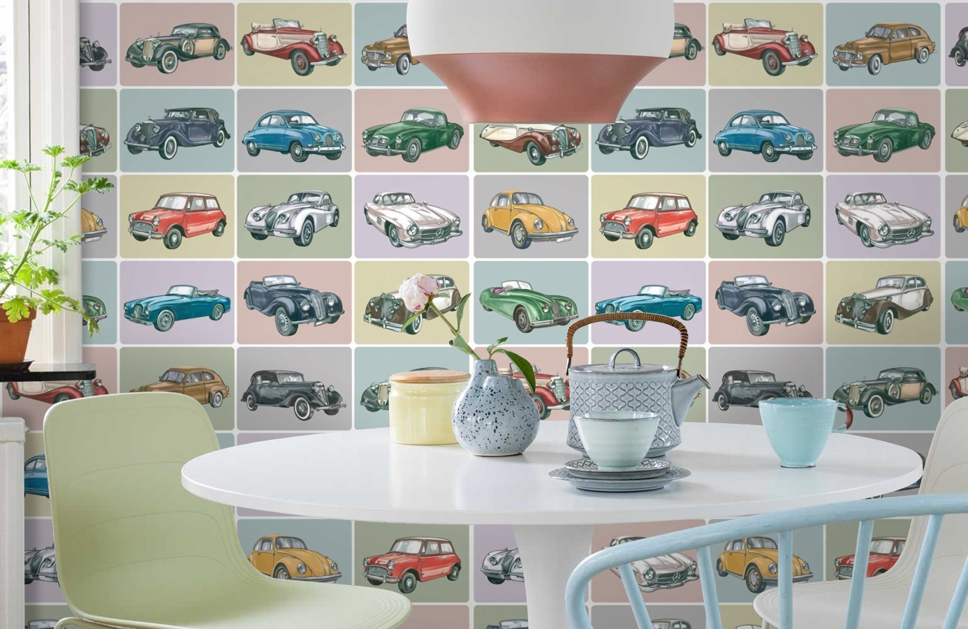 Обои P120601-4 фото в интерьере кухни