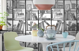 Обои P121601-4 фото в интерьере кухни превью