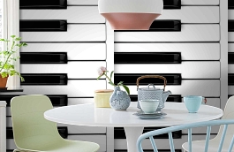 Обои P131001-4 фото в интерьере кухни превью