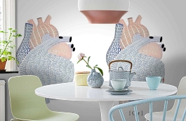 Обои P132603-4 фото в интерьере кухни превью