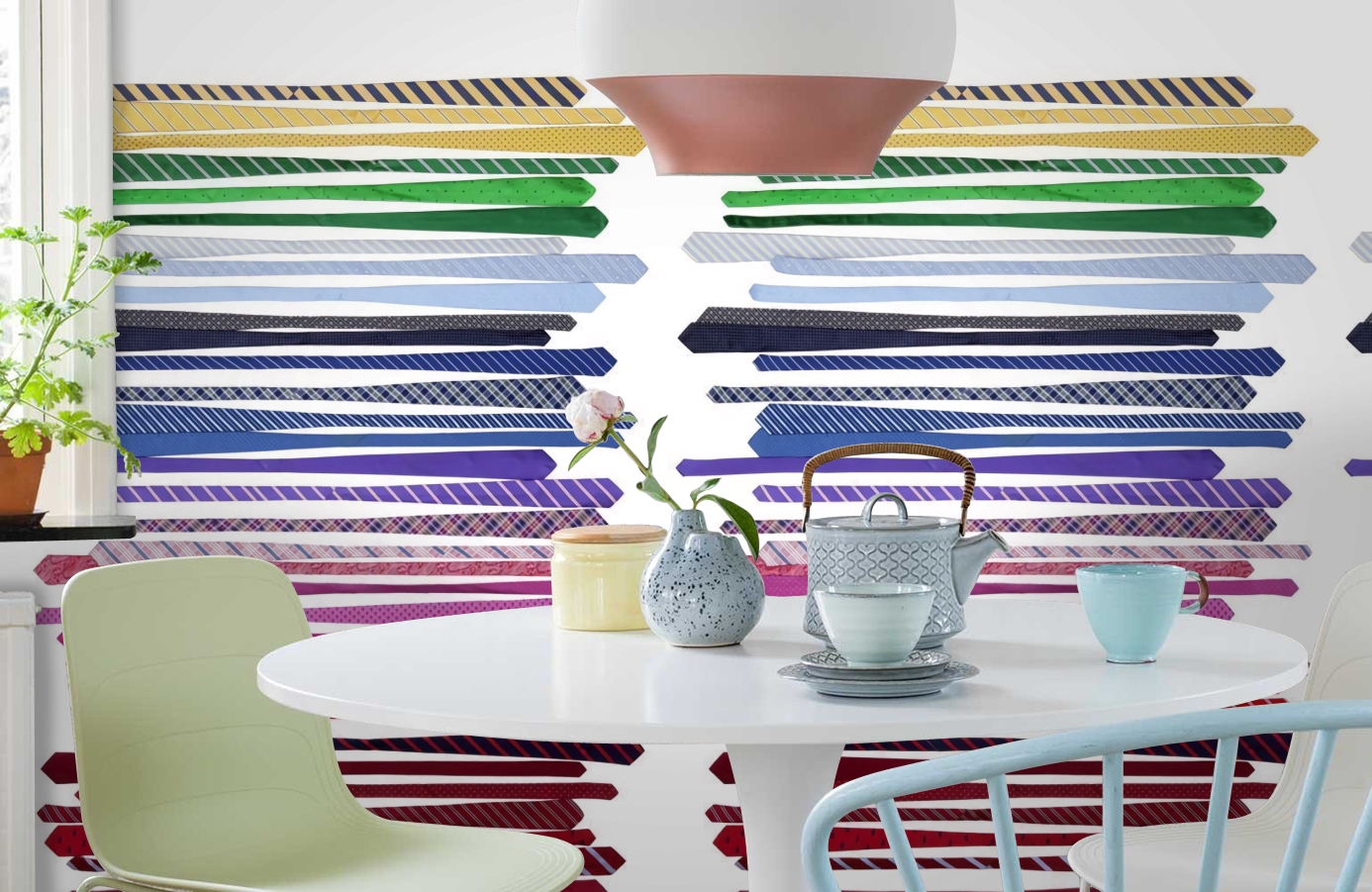 Обои P141502-4 фото в интерьере кухни