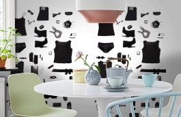 Обои P142601-4 фото в интерьере кухни превью