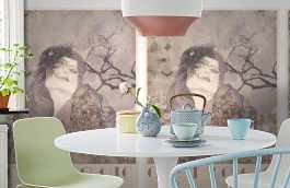 Обои P160301-4 фото в интерьере кухни превью