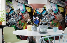 Обои P171401-4 фото в интерьере кухни превью