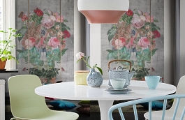 Обои P200501-4 фото в интерьере кухни превью