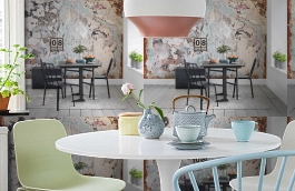 Обои P251301-4 фото в интерьере кухни превью