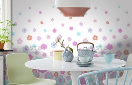 Обои 158709 фото в интерьере кухни превью