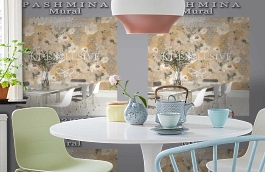 Обои MF42106M фото в интерьере кухни превью