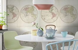 Обои 4500182 фото в интерьере кухни превью