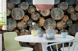 Обои 158206 фото в интерьере кухни превью