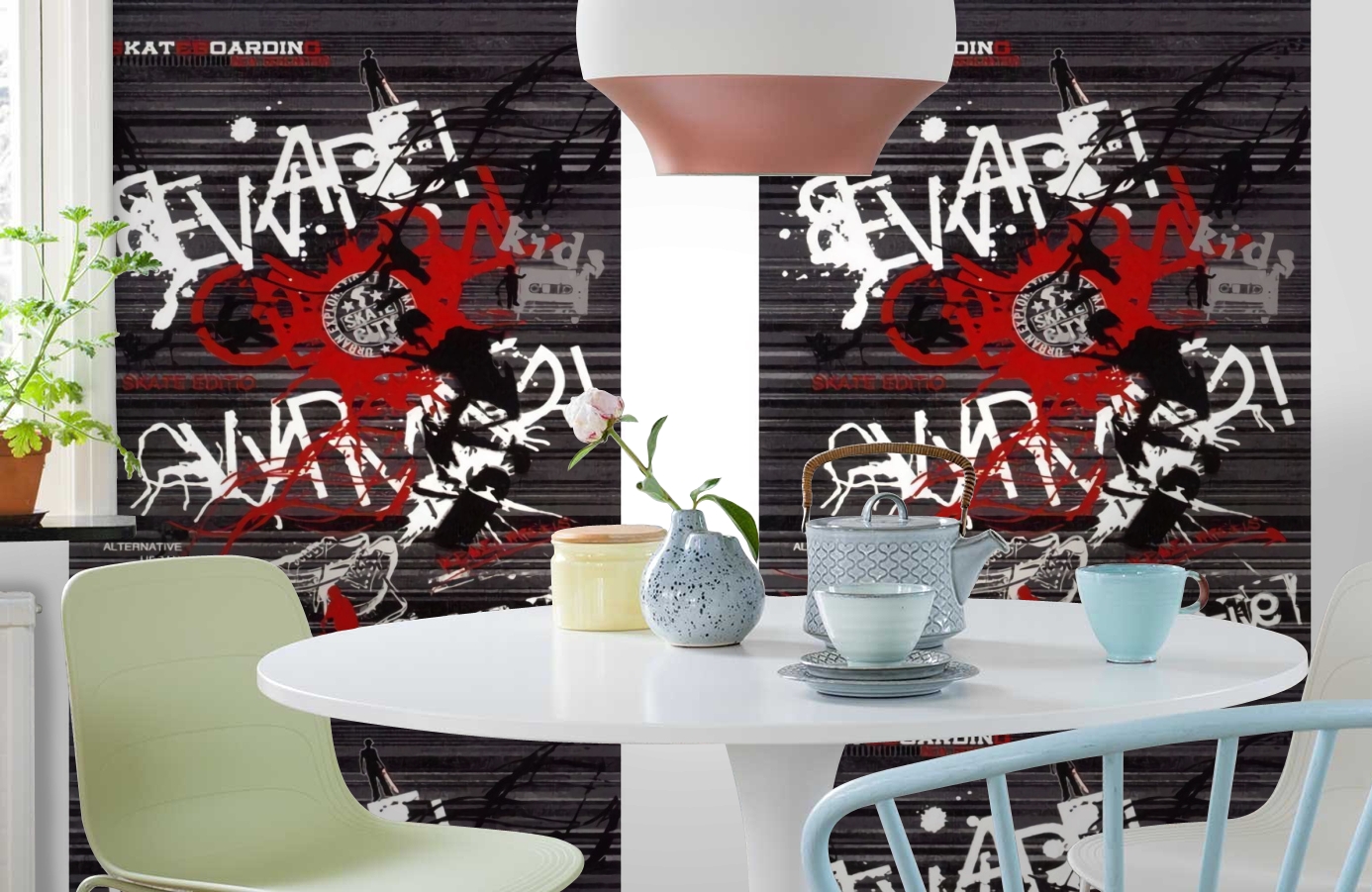 Обои SL 4 804 1632 260*186 фото в интерьере кухни