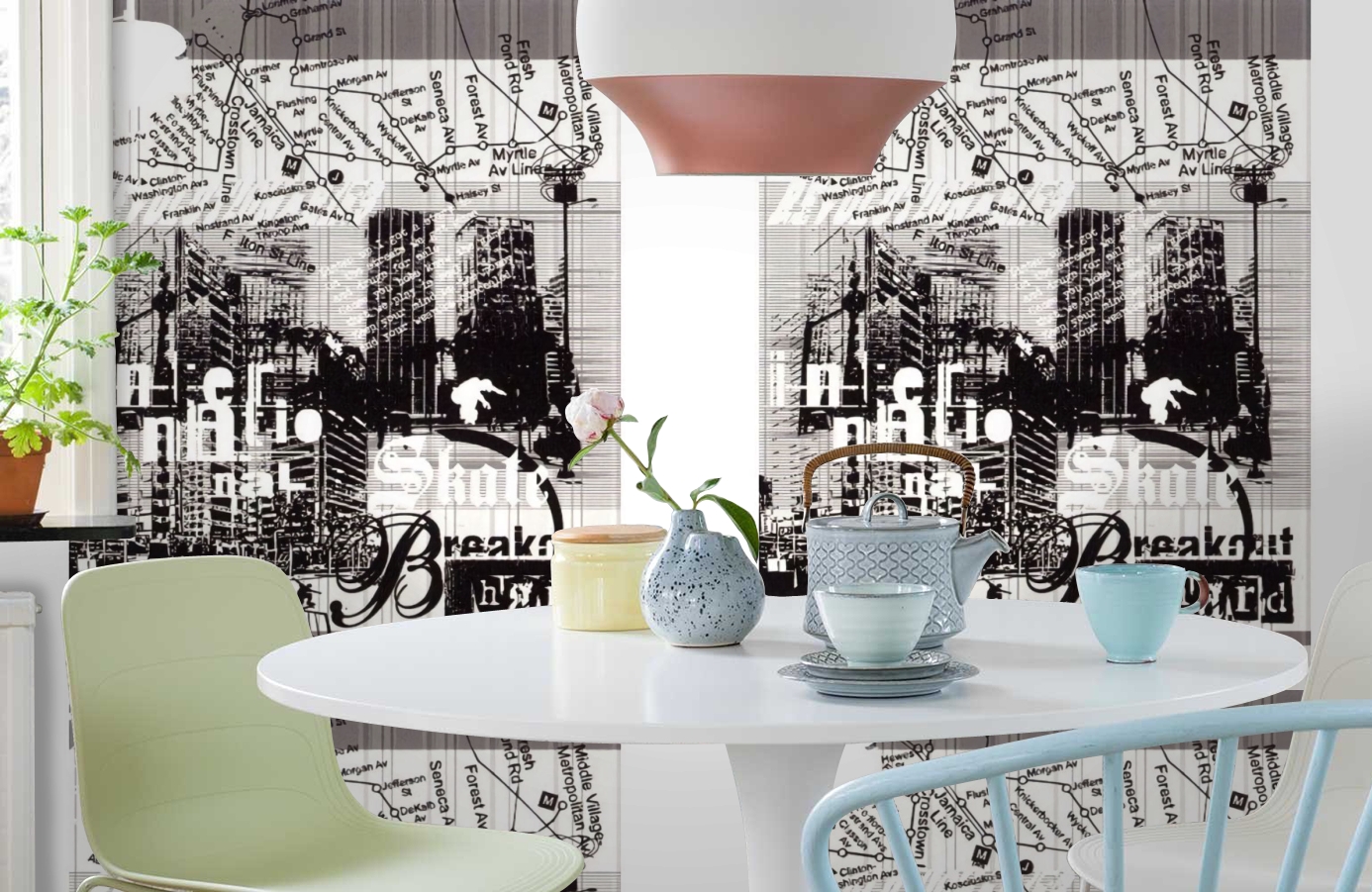 Обои SL 4 804 1633 260*186 фото в интерьере кухни