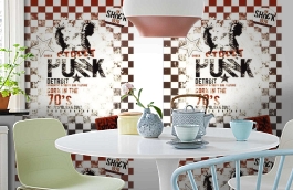 Обои SL 4 804 1638 260*186 фото в интерьере кухни превью