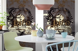 Обои SL 4 804 1651 260*186 фото в интерьере кухни превью