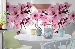 Обои 890600 фото в интерьере кухни превью